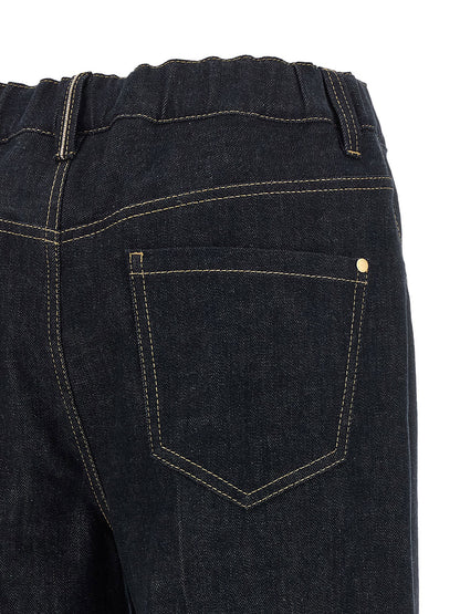 Brunello Cucinelli The Contemporary Pull-on Jeans Blue