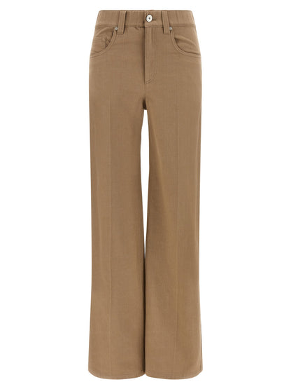 Brunello Cucinelli The Contemporary Pull-on Jeans Beige