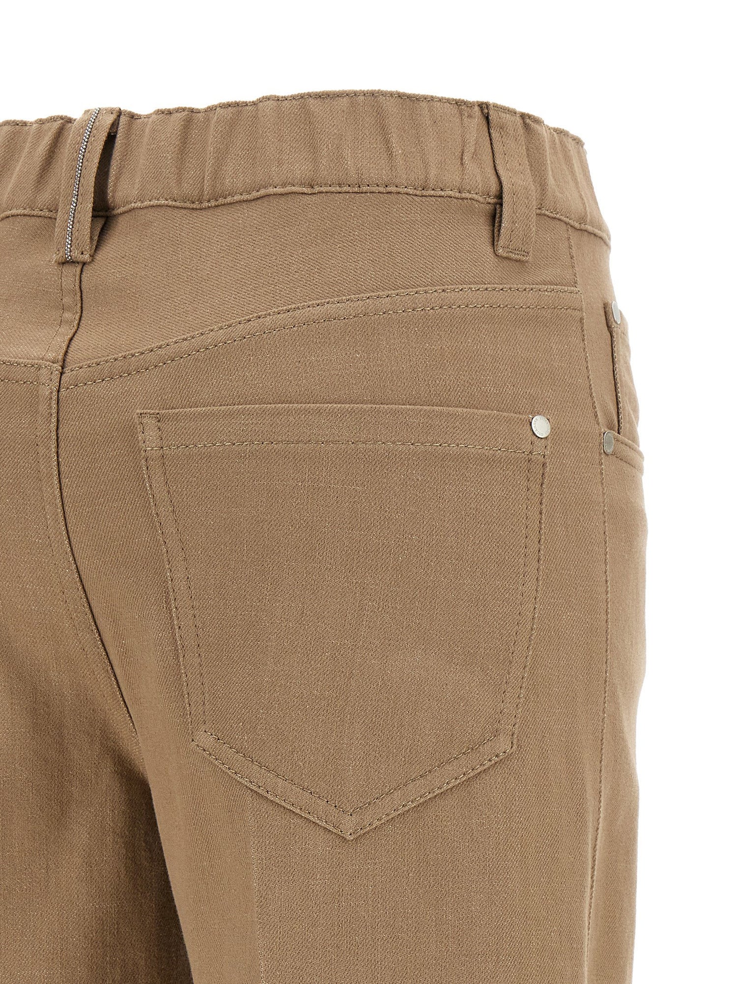 Brunello Cucinelli The Contemporary Pull-on Jeans Beige