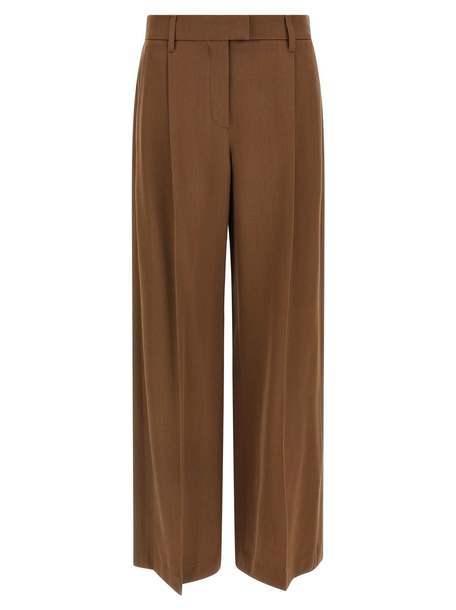 Brunello Cucinelli Loose Leg Pants Brown