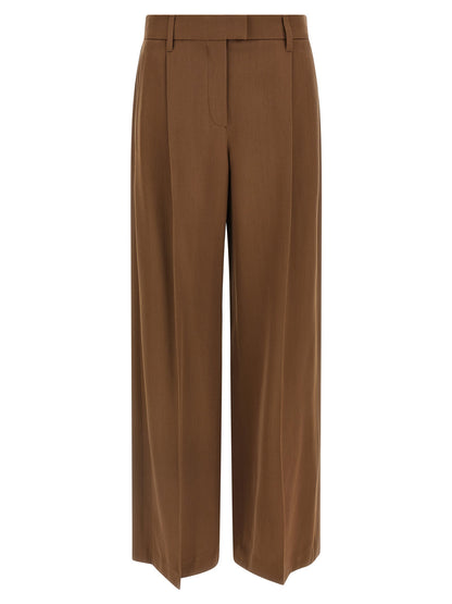 Brunello Cucinelli Loose Leg Pants Brown