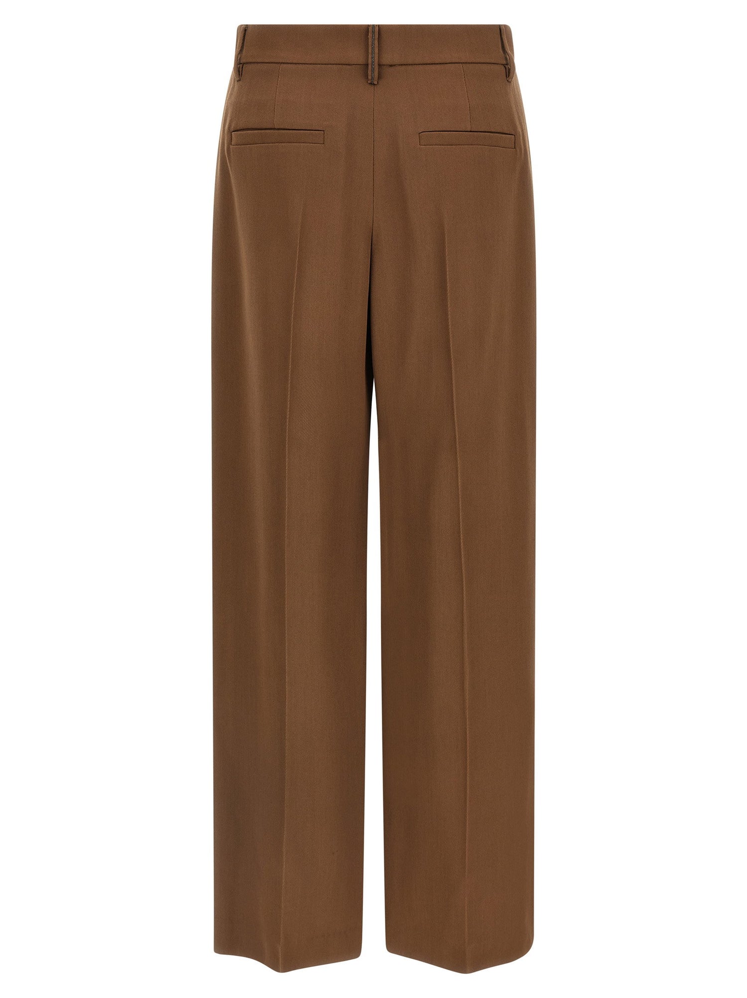 Brunello Cucinelli Loose Leg Pants Brown