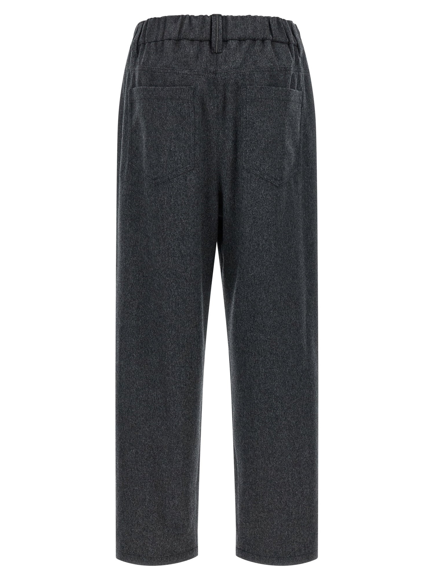 Brunello Cucinelli Wool Pants Gray