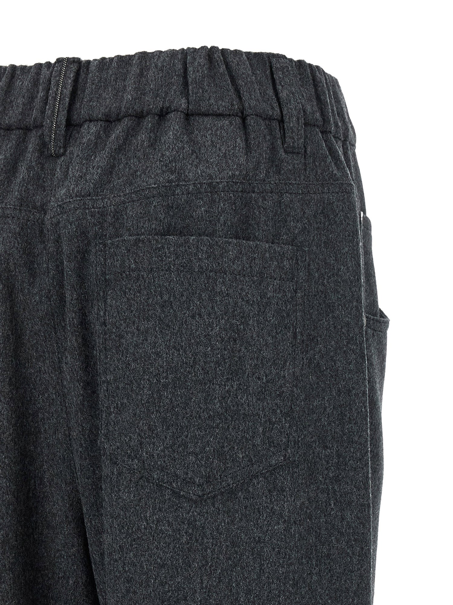 Brunello Cucinelli Wool Pants Gray