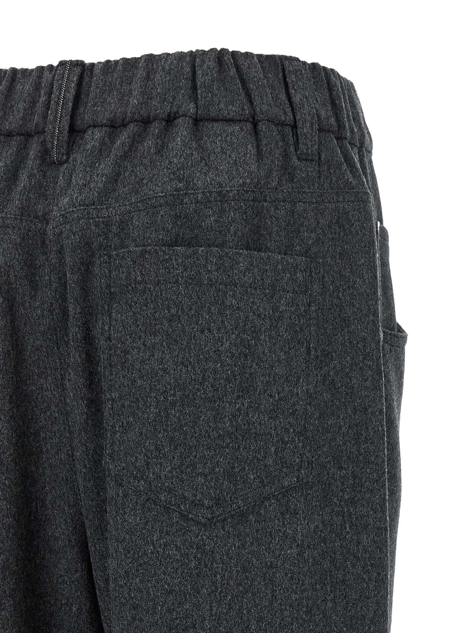 Brunello Cucinelli Wool Pants Gray