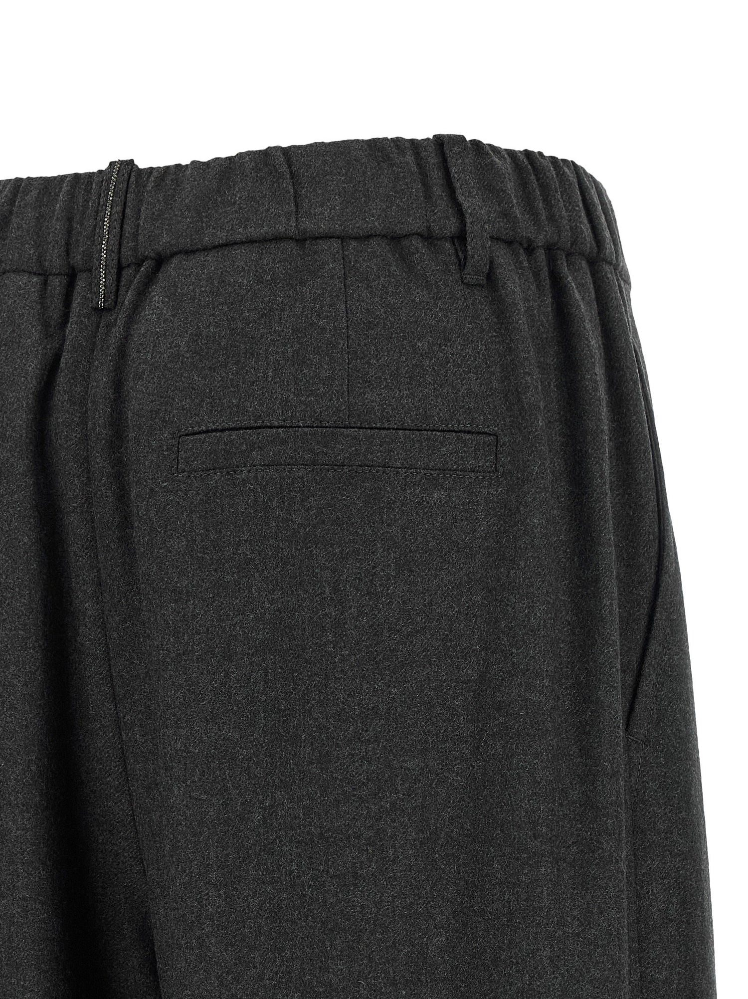 Brunello Cucinelli Double Pinch Pants Gray