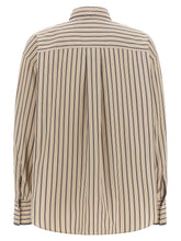 Brunello Cucinelli Shirt With Tie Beige