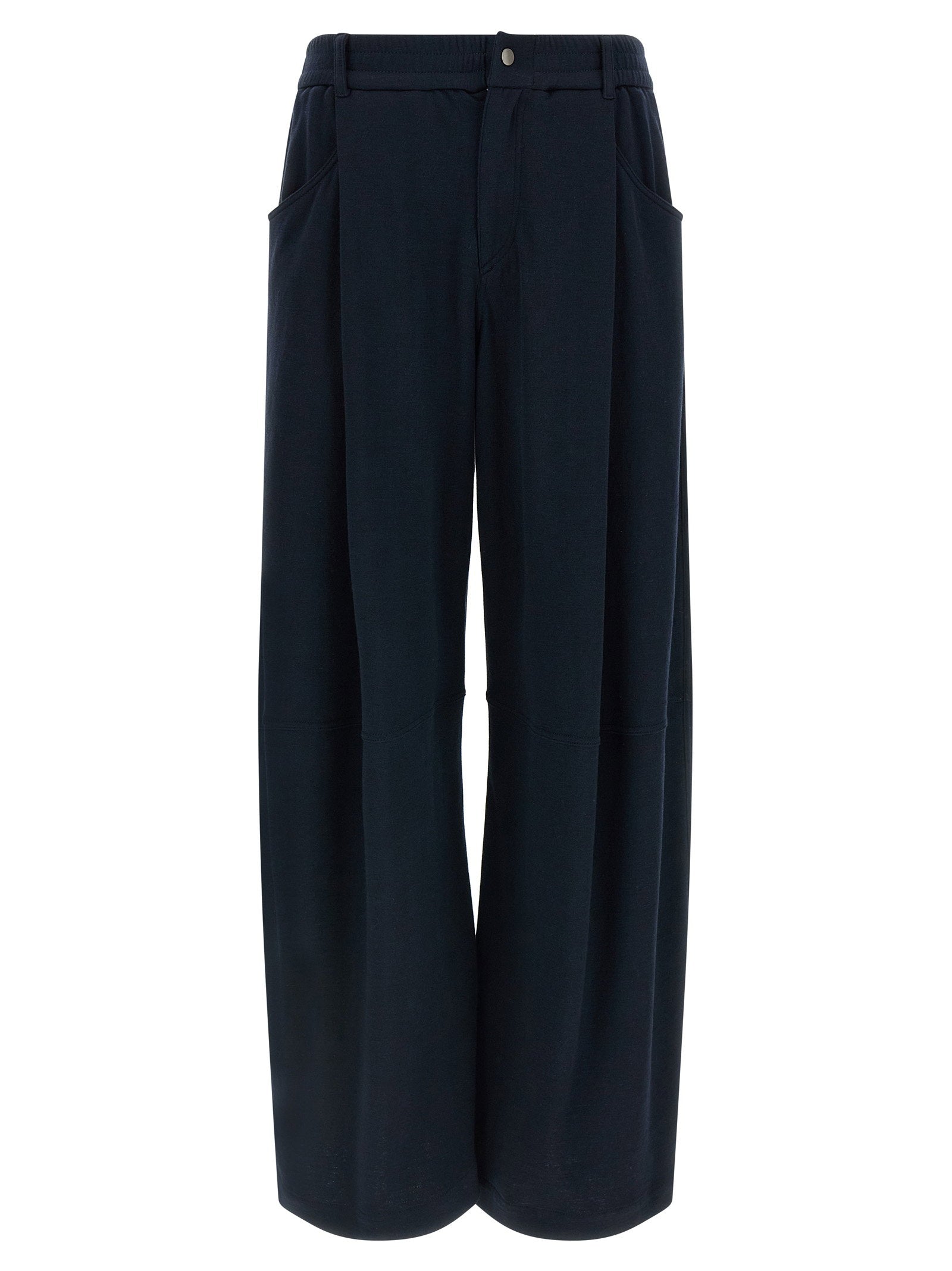 Brunello Cucinelli Cotton Silk Pants Blue