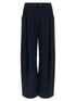 Brunello Cucinelli Cotton Silk Pants Blue