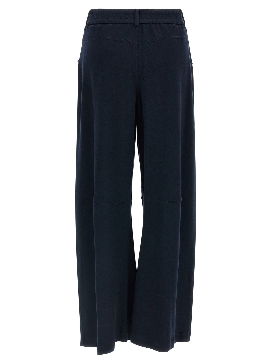 Brunello Cucinelli Cotton Silk Pants Blue