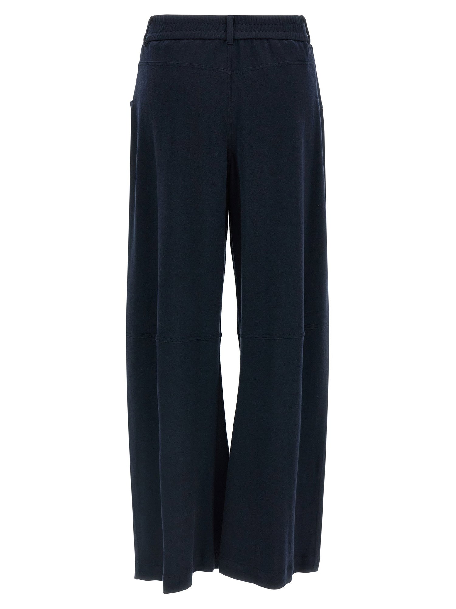 Brunello Cucinelli Cotton Silk Pants Blue