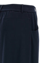 Brunello Cucinelli Cotton Silk Pants Blue