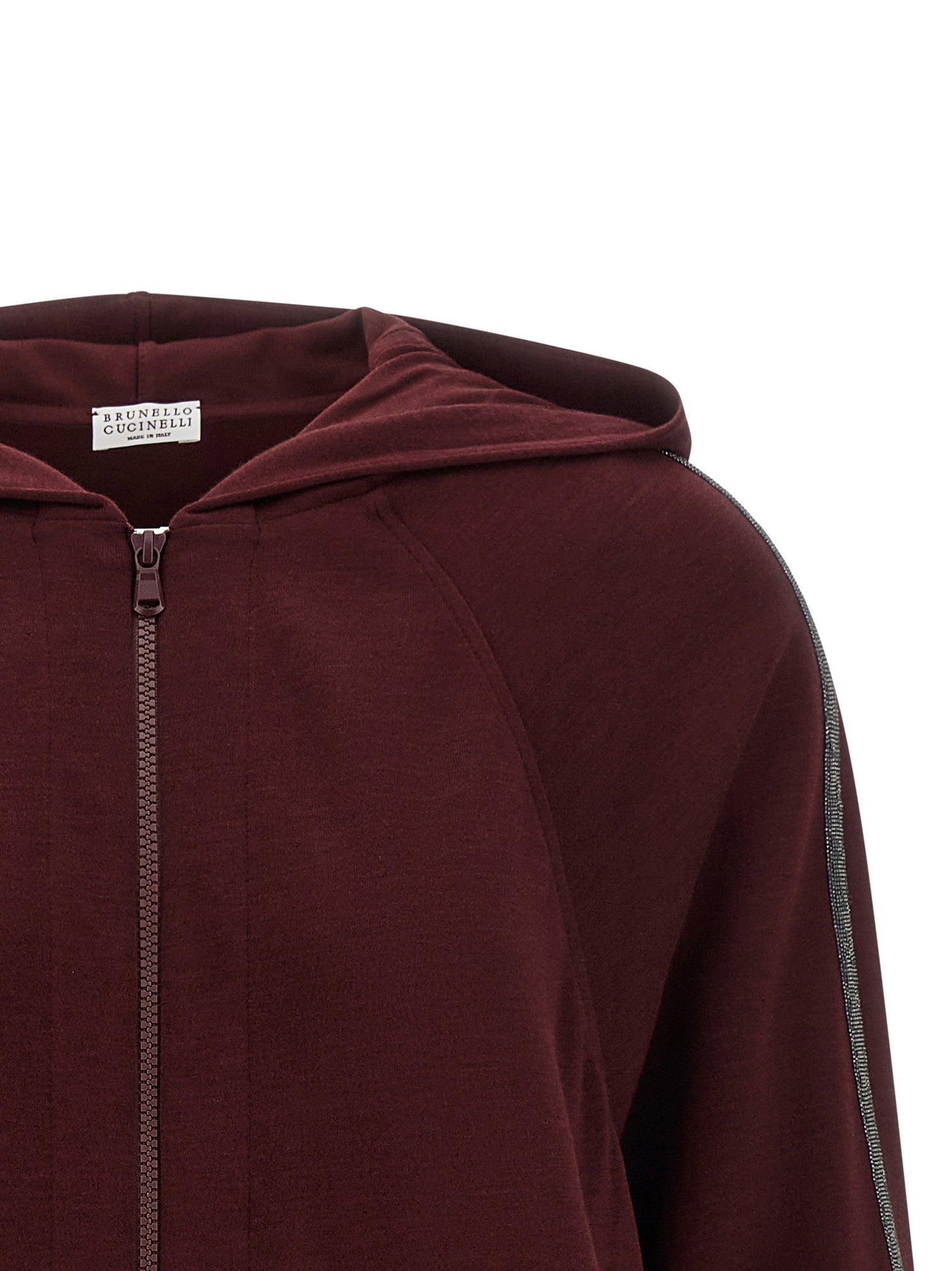 Brunello Cucinelli Hoodie Bordeaux
