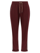Brunello Cucinelli Track Joggers Bordeaux