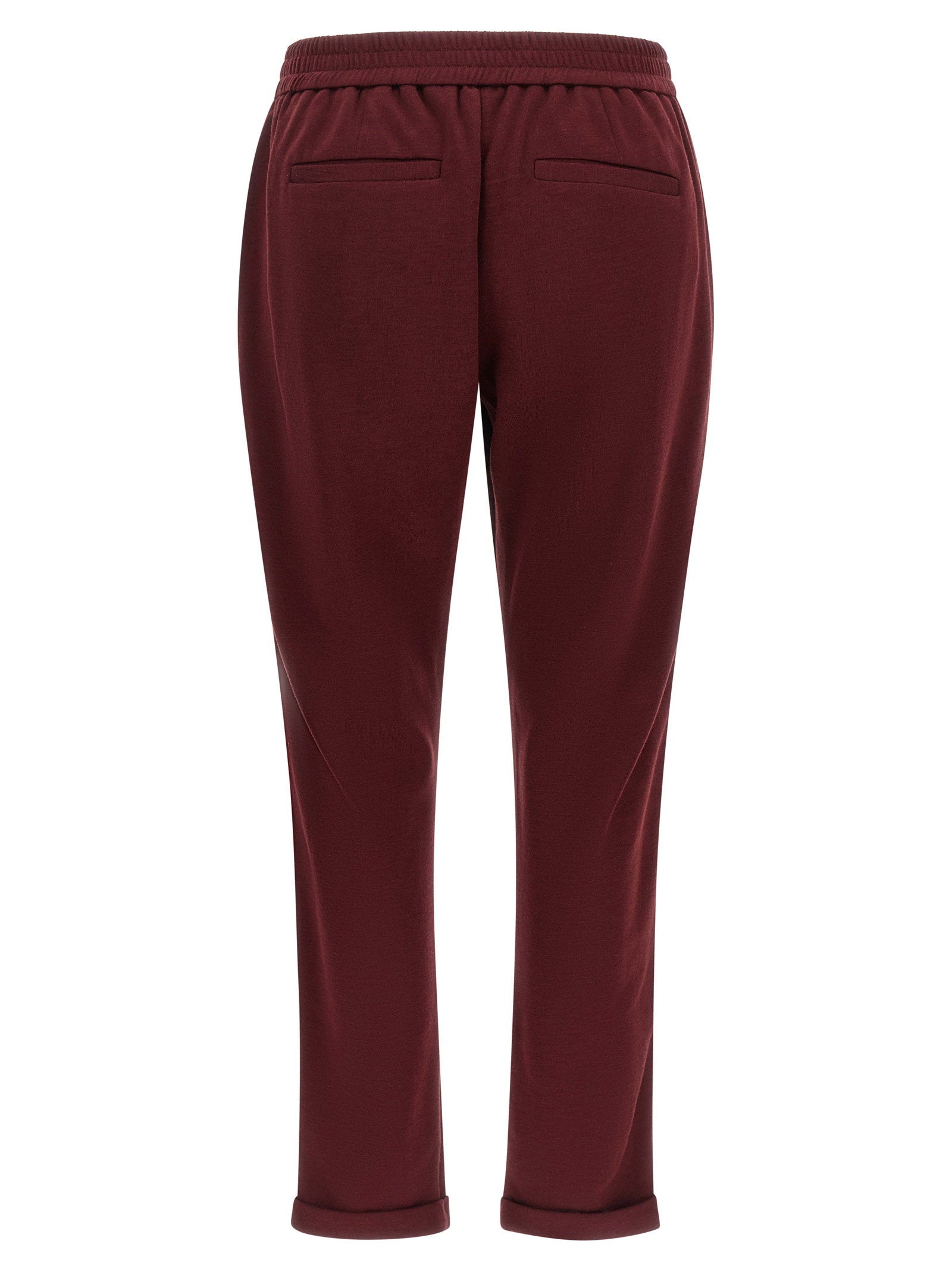 Brunello Cucinelli Track Joggers Bordeaux