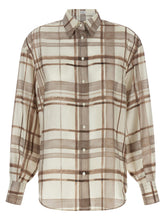 Brunello Cucinelli Silk Shirt Beige