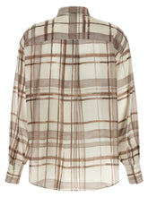 Brunello Cucinelli Silk Shirt Beige