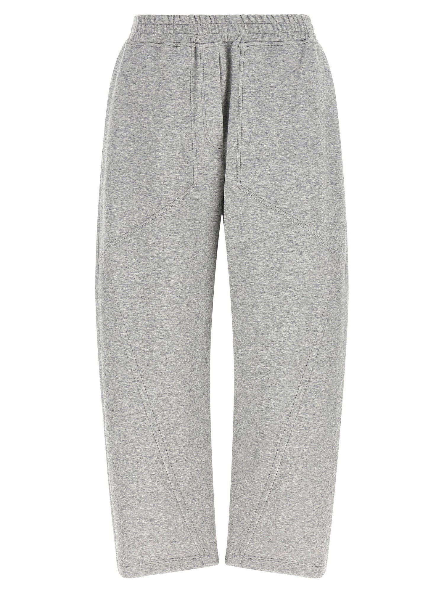 Brunello Cucinelli Cotton And Cashmere Joggers Gray