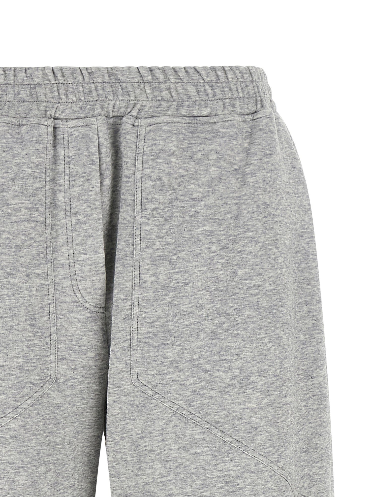 Brunello Cucinelli Cotton And Cashmere Joggers Gray