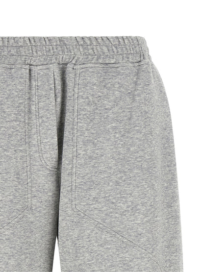 Brunello Cucinelli Cotton And Cashmere Joggers Gray