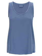 Brunello Cucinelli Satin Top Blue
