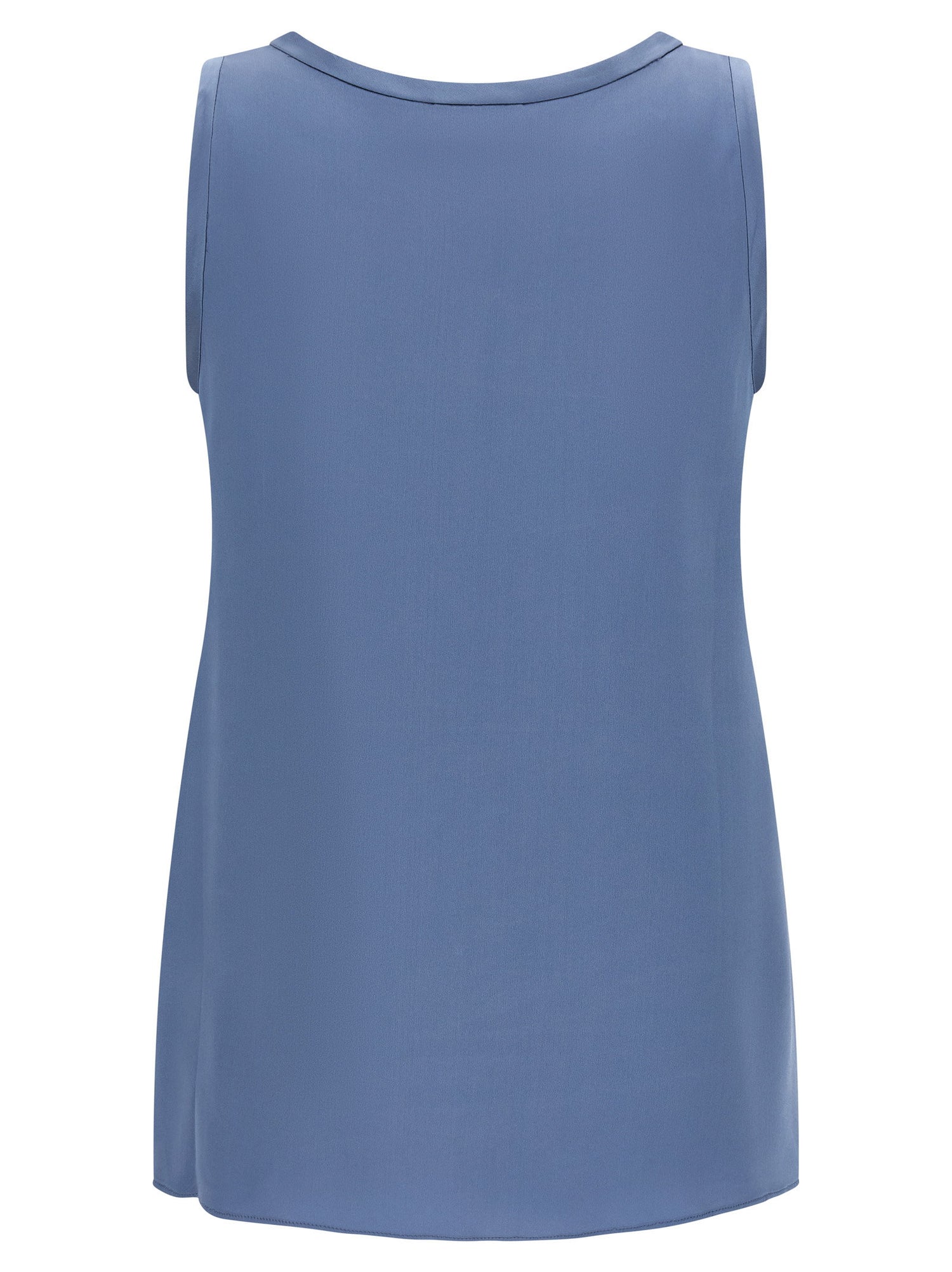 Brunello Cucinelli Satin Top Blue