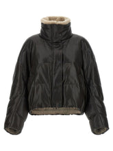 Brunello Cucinelli Padded Leather Jacket Brown