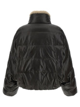 Brunello Cucinelli Padded Leather Jacket Brown