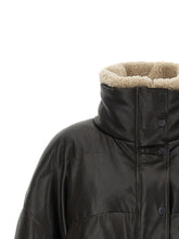 Brunello Cucinelli Padded Leather Jacket Brown