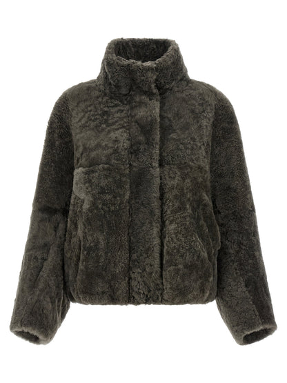 Brunello Cucinelli Cropped Fur Gray