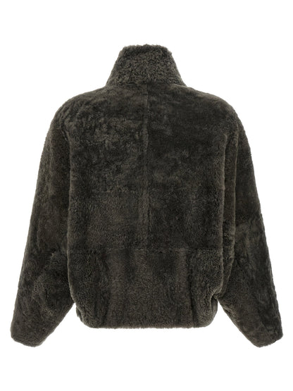 Brunello Cucinelli Cropped Fur Gray