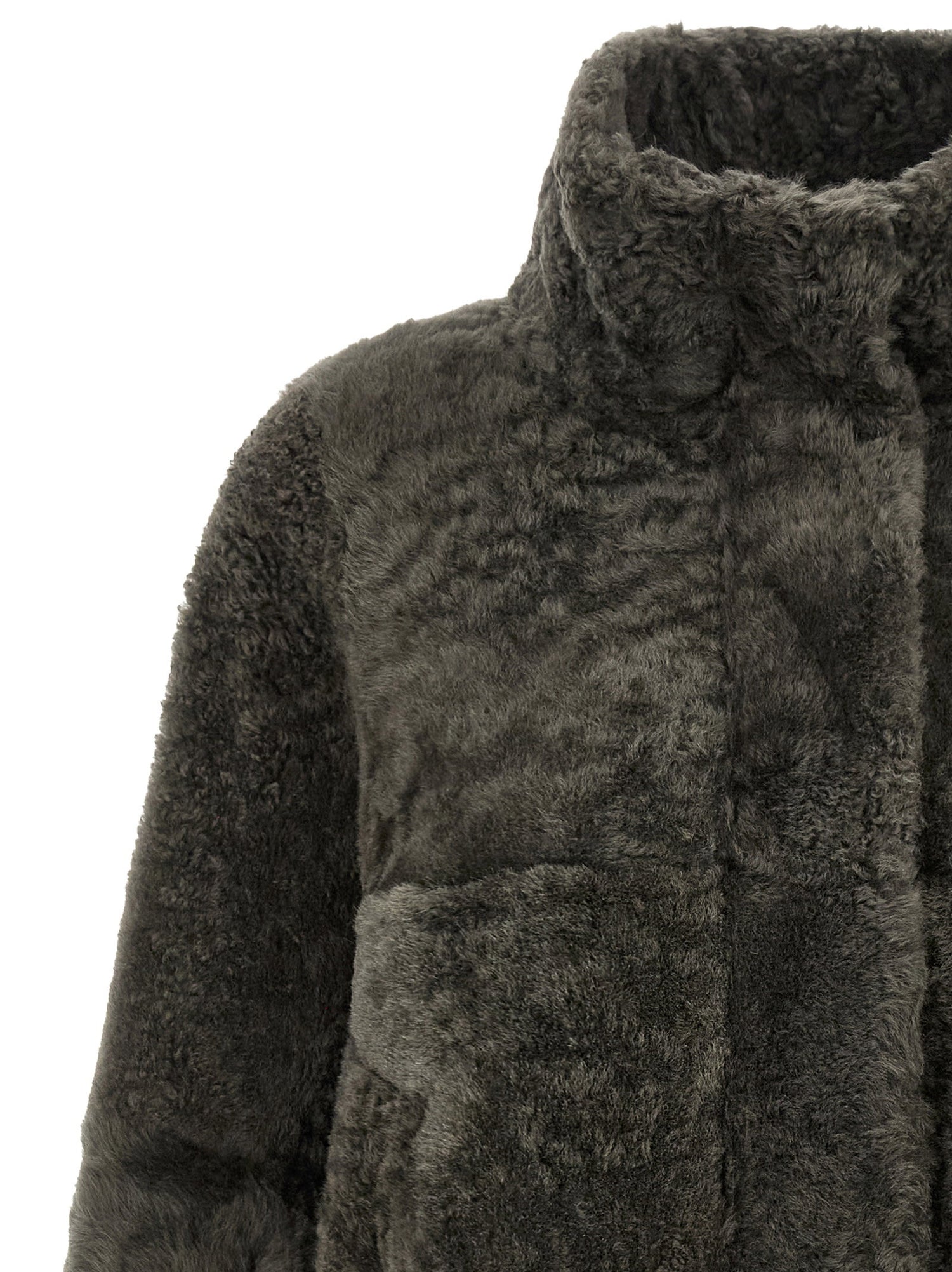 Brunello Cucinelli Cropped Fur Gray