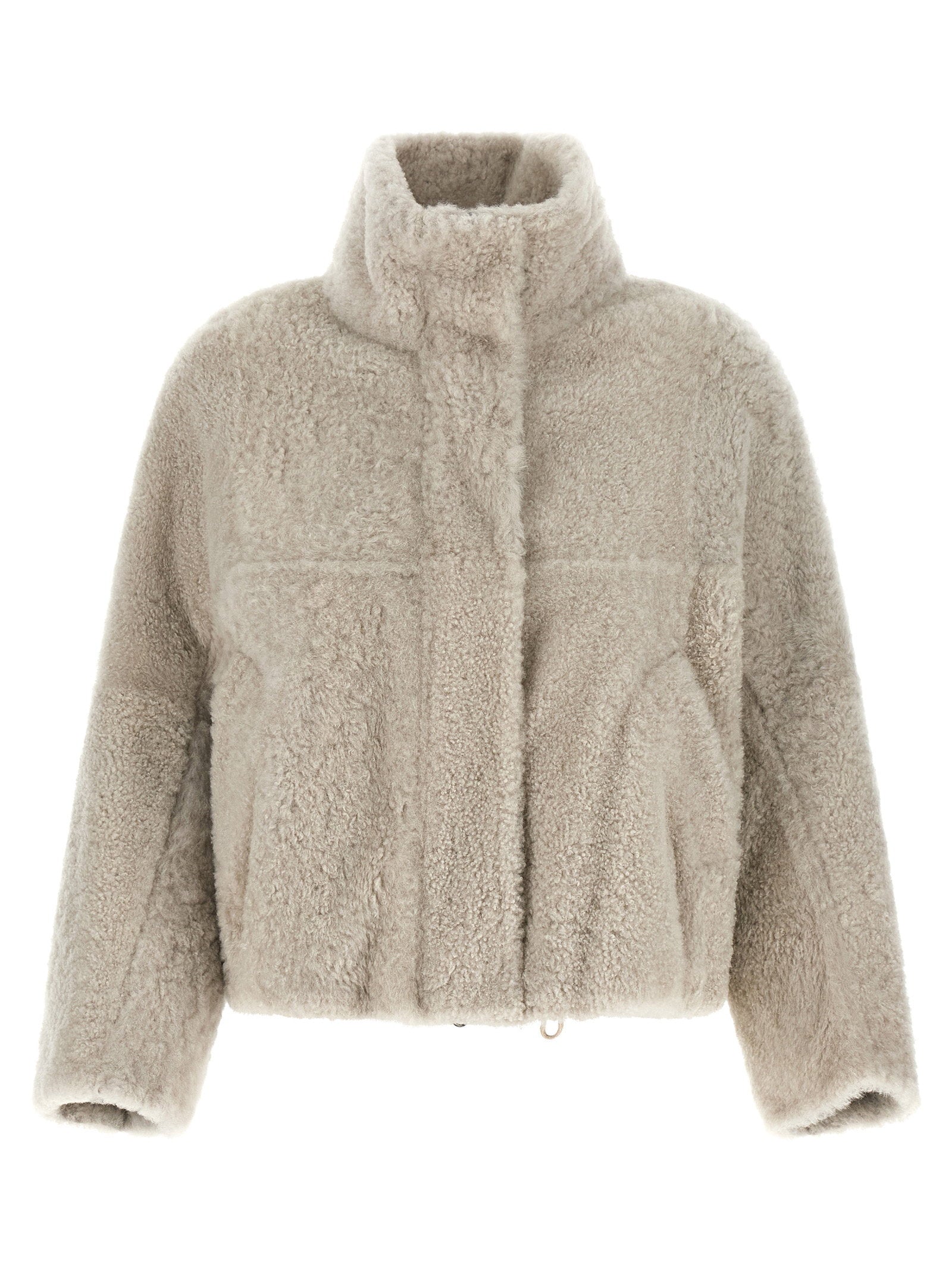 Brunello Cucinelli Cropped Fur Beige