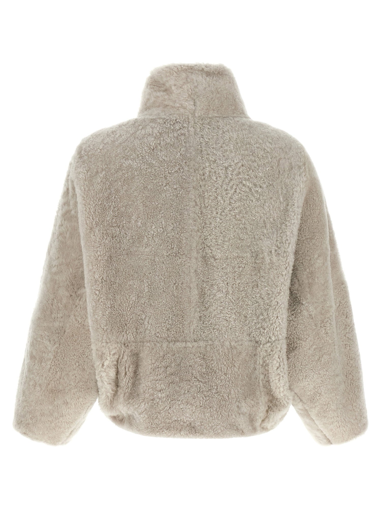 Brunello Cucinelli Cropped Fur Beige
