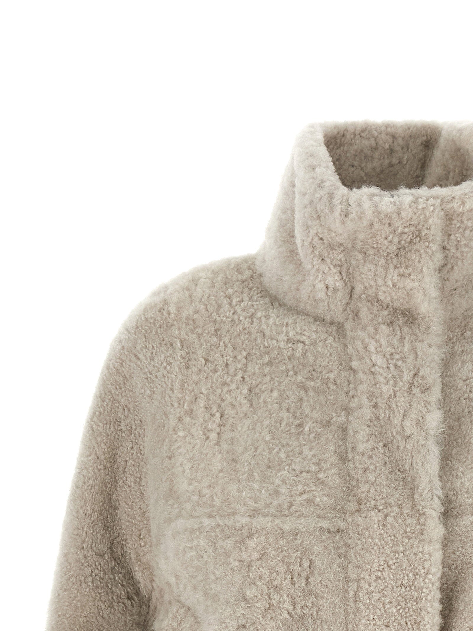 Brunello Cucinelli Cropped Fur Beige
