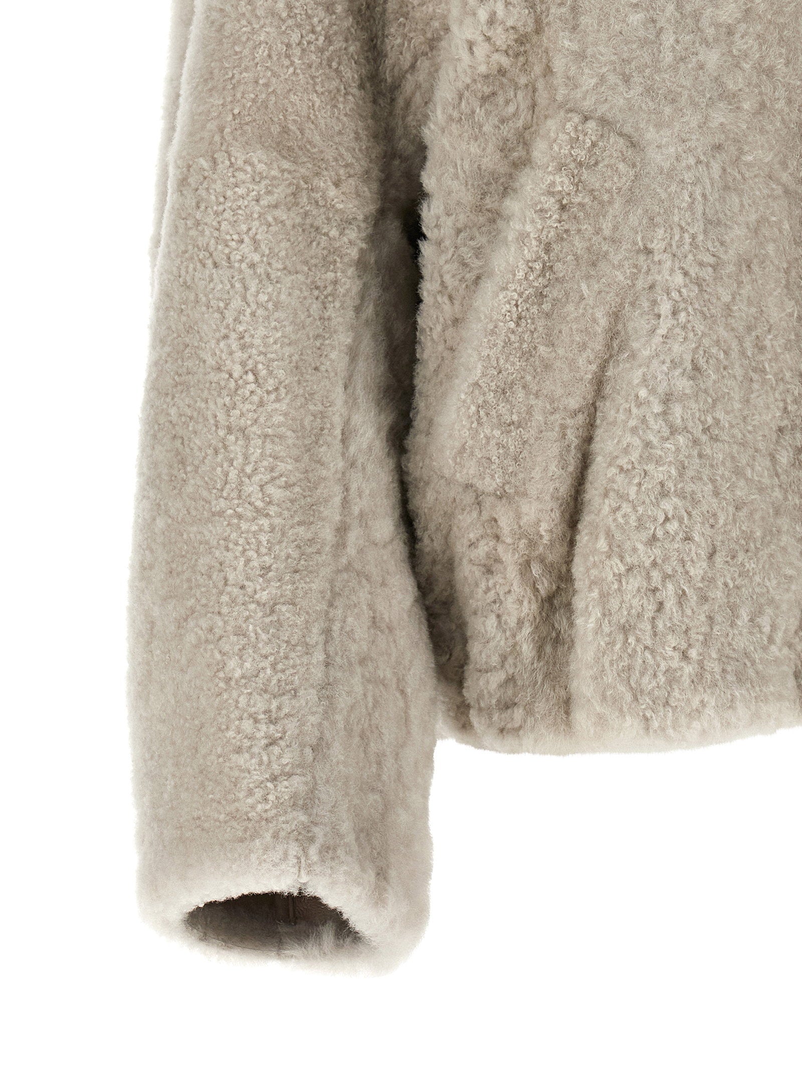 Brunello Cucinelli Cropped Fur Beige