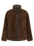 Brunello Cucinelli Fuzzy Reversible Jacket Brown