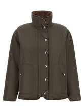 Brunello Cucinelli Fuzzy Reversible Jacket Brown