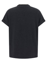 Brunello Cucinelli Shiny Trims T-shirt Gray