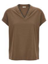 Brunello Cucinelli T-shirt Monile Brown