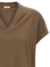 Brunello Cucinelli T-shirt Monile Brown
