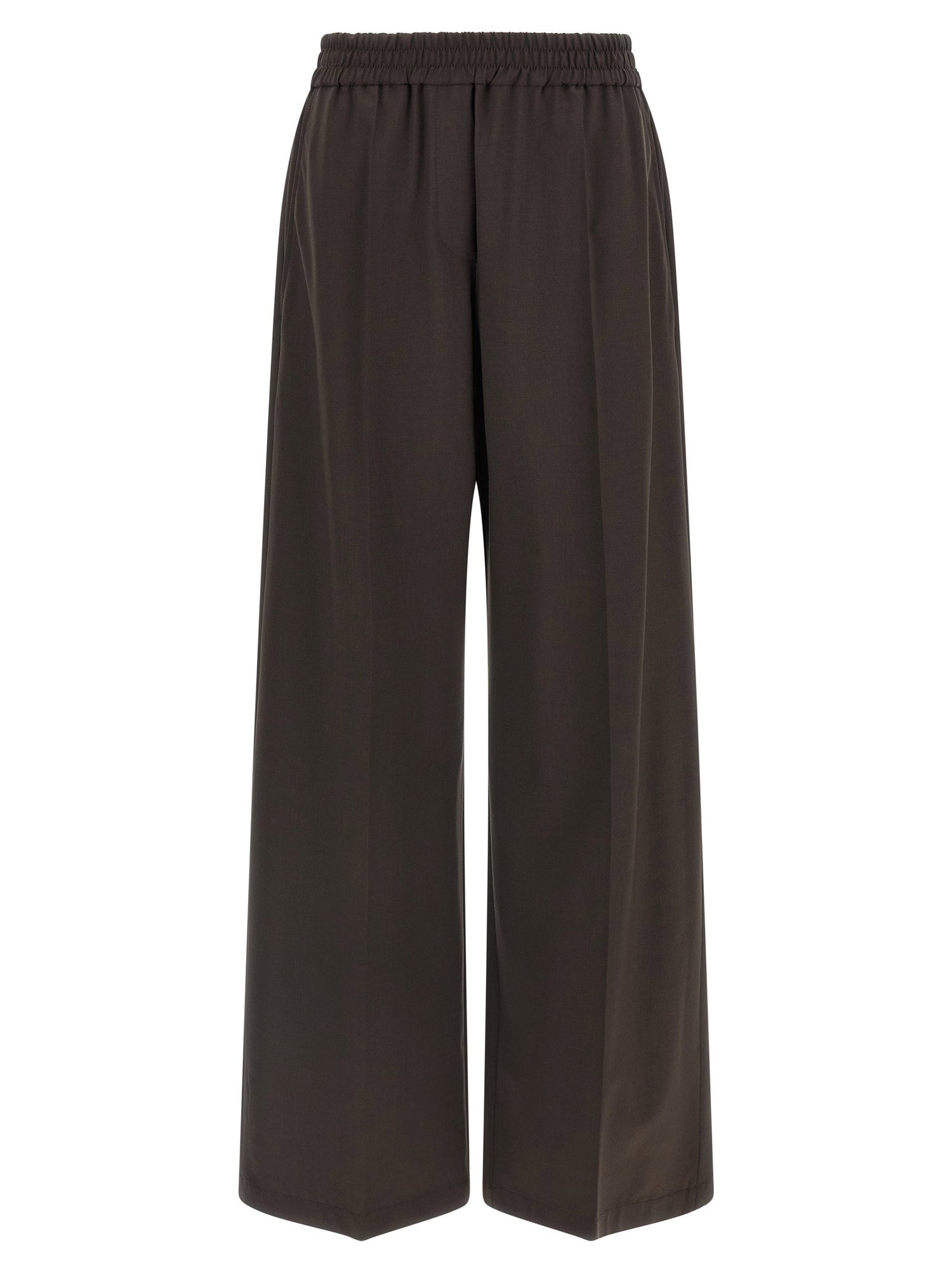 Brunello Cucinelli Cool Wool Pants Brown