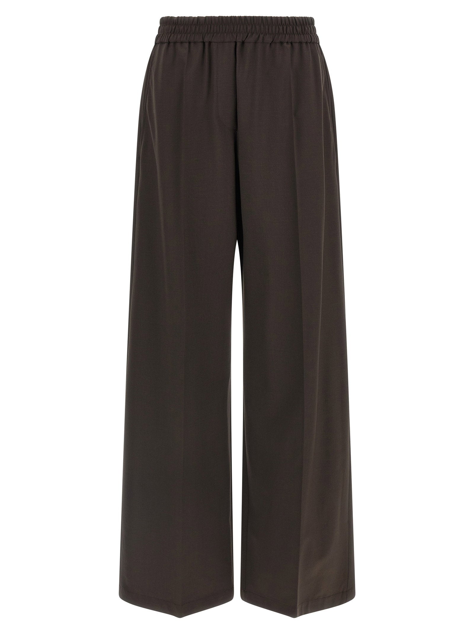 Brunello Cucinelli Cool Wool Pants Brown
