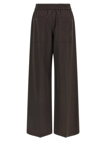 Brunello Cucinelli Cool Wool Pants Brown