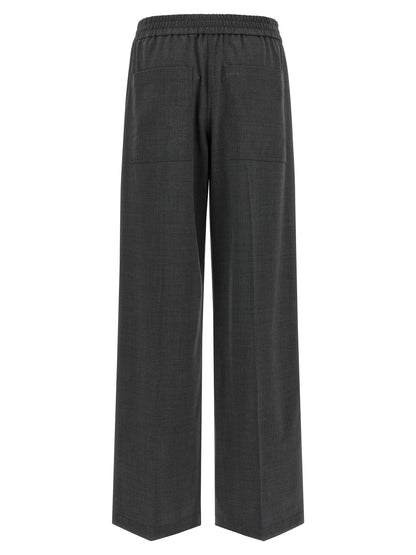 Brunello Cucinelli Cool Wool Pants Gray