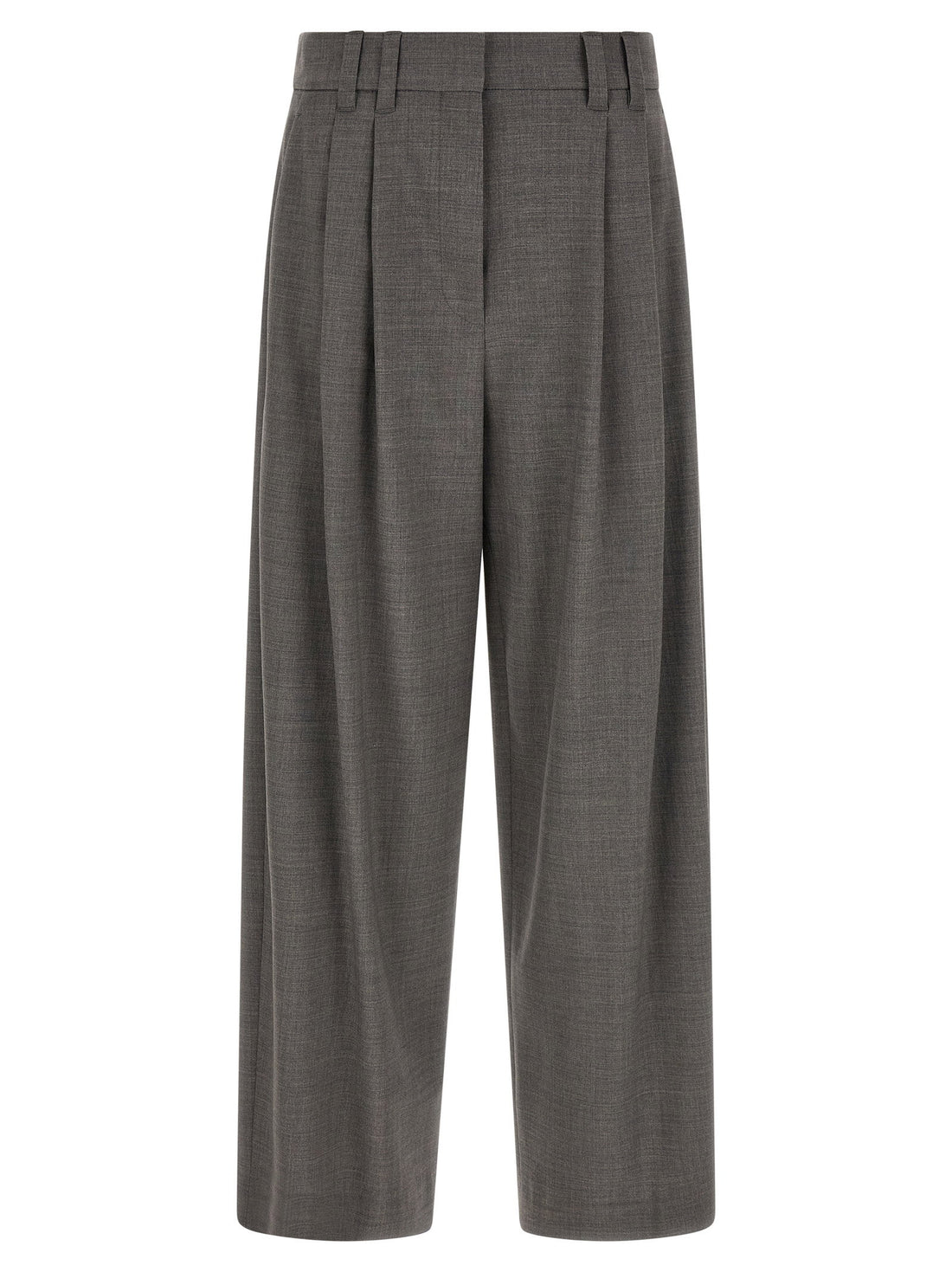 Brunello Cucinelli Wide Range Of Trousers Gray
