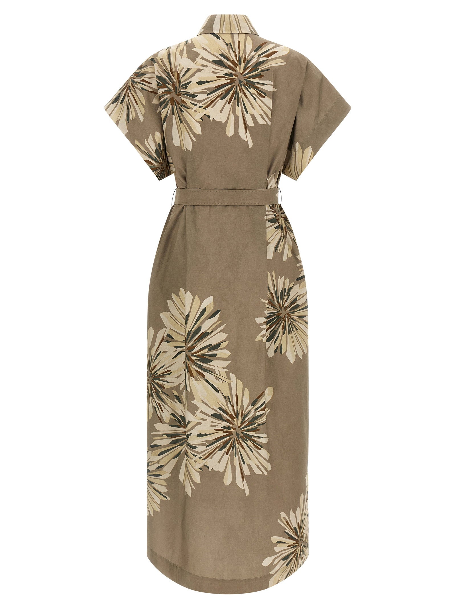 Brunello Cucinelli Chemisier Dress Green