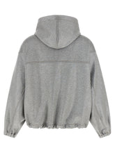 Brunello Cucinelli Shiny Zipper Pull Bomber Jacket Silver