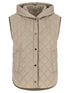 Brunello Cucinelli Diamond-shaped Vest Beige
