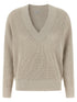 Brunello Cucinelli Openwork Sweater Beige